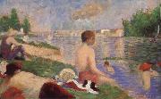 Georges Seurat Bathers oil painting reproduction